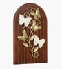 Saga Butterfly On Wooden Panel