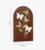 Saga Butterfly On Wooden Panel