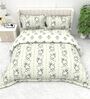 Sage 4-Piece Combo Of Double Bed Cold Weather Comforter & Bedsheet Set