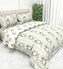 Sage 4-Piece Combo Of Double Bed Cold Weather Comforter & Bedsheet Set