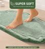 Sage Anti Skid Polyester Bathmat (45x65 cm)