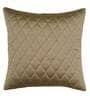 Sage Textured Polyester Blend 16 x 16 Inches Cushion Cover
