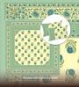Sage Green Floral 240 TC Cotton King Sized Bedsheet with 2 Pillow Covers
