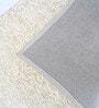 Green Traditional Wool And Cotton 5 X 8 Ft Hand Tufted Carpet