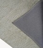 Sage Greens Geometric Wool And Cotton 8 X 5 Feet Hand Tufted Carpet