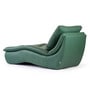 Sage Lounger In Deep Emerald Colour
