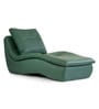 Sage Lounger In Deep Emerald Colour