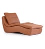 Sage Lounger In Desert Leather Colour
