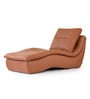 Sage Lounger In Desert Leather Colour