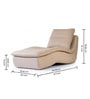 Sage Lounger In Sand Beige Colour