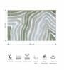 Sage Polyester 32X20 Inches Anti-Skid  Bath Mat
