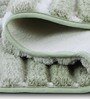 Sage Polyester 32X20 Inches Anti-Skid  Bath Mat