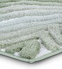 Sage Polyester 32X20 Inches Anti-Skid  Bath Mat