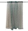 Sage Abstract Polyester 8 Ft Sheer Rod Pocket Door Curtain