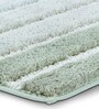 Sage Polyester Machine Made 31x20 Inch Bathmat