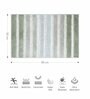 Sage Polyester Machine Made 31x20 Inch Bathmat