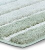 Sage Polyester Machine Made 31x20 Inch Bathmat