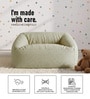 Sage Puff Velvet Kids Lounge In Green Colour Sage Puff Velvet Kids Lounge In Green Colour