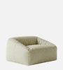 Sage Puff Velvet Kids Lounge In Green Colour Sage Puff Velvet Kids Lounge In Green Colour