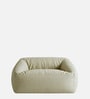 Sage Puff Velvet Kids Lounge In Green Colour Sage Puff Velvet Kids Lounge In Green Colour