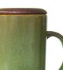 Sage Rustic 400ml Green Coffee Mug with Lid