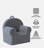 Sage Teddy Faux Fur Kids Lounge Chair
