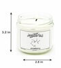 Sagittarius White Wax Scented Jar Candle