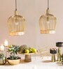 Grazia Sago Gold Iron Hanging Light