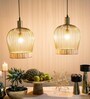 Grazia Sago Gold Iron Hanging Light