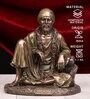 Sai Baba Asana Bronze Gold Religious Idol