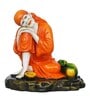 Sai Baba Orange Polyresin Idol