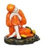 Sai Baba Orange Polyresin Idol