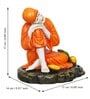 Sai Baba Orange Polyresin Idol