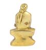 Sai Baba Sitting Gold Brass Idol