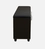 Saiko 12- Pairs Shoe Cabinet In Wenge Finish With Seating