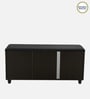 Saiko 12- Pairs Shoe Cabinet In Wenge Finish With Seating