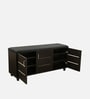 Saiko 12- Pairs Shoe Cabinet In Wenge Finish With Seating
