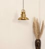 Sailors Metal Pendant Hanging Light Antique Brass Finish Hanging lamp for Living Room, Bedroom, Industrial Use | Pendant Light for Cafes, Restaurants, Hotels