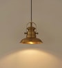 Sailors Metal Pendant Hanging Light Antique Brass Finish Hanging lamp for Living Room, Bedroom, Industrial Use | Pendant Light for Cafes, Restaurants, Hotels