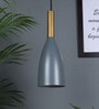 Saint-Denis Grey Aluminum Hanging Light