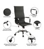 Saint Leatherette Executive Chair in Black Colour