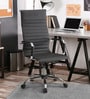 Saint Leatherette Executive Chair in Black Colour