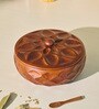 Saku Masala Box Wooden Spice Box