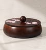 Sakura Roti Box Handcrafted Acacia Wood Casserole Traditional Chapati Box