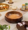 Sakura Roti Box Handcrafted Acacia Wood Casserole Traditional Chapati Box