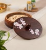 Sakura Roti Box Handcrafted Acacia Wood Casserole Traditional Chapati Box
