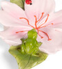 Sakura With Frog Multicolour Resin Figurine