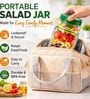 Salad Container With Dressing Cup