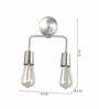 Trapzo Silver Metal Wall Sconces