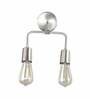 Trapzo Silver Metal Wall Sconces